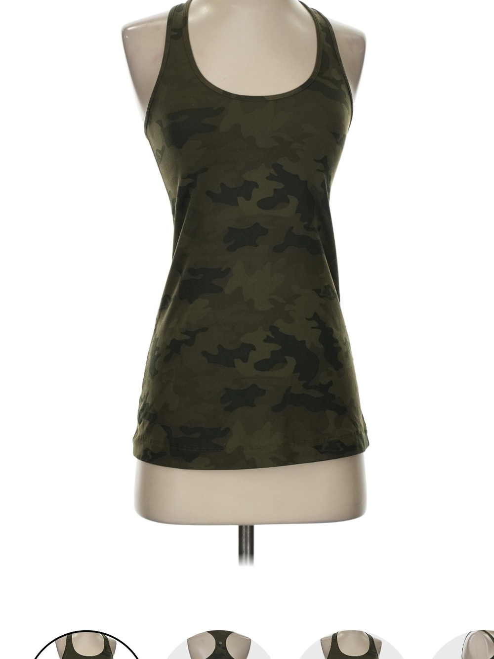 lululemon athletica Green Camo Racerback Tank-4